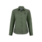 Ladies Craghopper Safari Long Sleeve Shirt - Dark Cedar Green